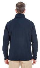 Load image into Gallery viewer, UltraClub Men's Soft Shell Weather Resistant 3 Layer Jacket - Navy - 3XL - New