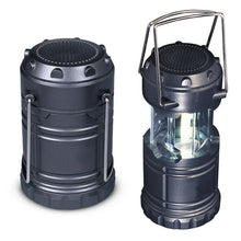 Load image into Gallery viewer, 2 Pack of Mini Lantern Speakers - LED Light 180 Lumens, USB Charging, Collapsible