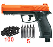 Load image into Gallery viewer, Umarex T4E HDP .50 cal Pistol Semi-Auto Self Defense Gun+100 Rubber Balls, 5 CO2