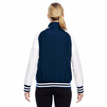 Load image into Gallery viewer, Team 365 Retro Style Ladies Championship Jacket, Dark Navy & White, 3XL - New