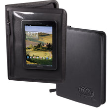 Load image into Gallery viewer, Naples Tablet Padfolio - Portfolio with Writing Pad Zippered Faux Leather