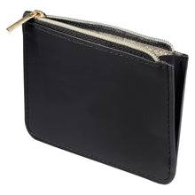 Load image into Gallery viewer, Lot of 400 Zipping Wallet Pouches - 400 Leeman Black Tuscany RFID Zip Wallet Pouches