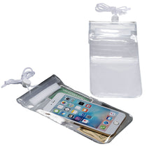 Load image into Gallery viewer, Lot of 400 Double Pocket Clear Water Resistant Bags - Zip Locking Multipurpose Bags with Lanyards