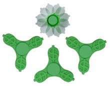 Load image into Gallery viewer, Lot of 300 Fidget Spinners - Tri-Spinner Ceramic Toys for Fun and Anxiety Relief - Green $