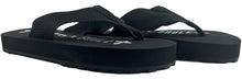 Load image into Gallery viewer, Gypsy Soule Traction Outsole Flip Flops, 1" Flats Comfort Heel Thong Sandals - BLACK