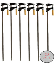 Load image into Gallery viewer, Case of 20 pcs - 30" Steel Bar Clamps - Wholesale Volume Load