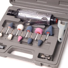 Load image into Gallery viewer, 15 Piece Air Die Grinder Kit 1/4" 1/8" Rotary Air Compressor Tool Kit Carry Case