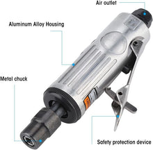 Load image into Gallery viewer, 15 Piece Air Die Grinder Kit 1/4" 1/8" Rotary Air Compressor Tool Kit Carry Case