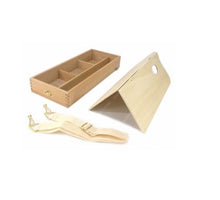 Load image into Gallery viewer, Zen Art Supply FRENCH ARTIST EASEL WOODEN Portable FOLDING Tripod TYPE Storage