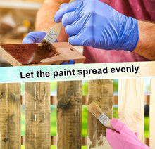 Load image into Gallery viewer, Lot of Twelve 1" Paint Brushes Classic Bristle Paint Brushes with Wooden Handles