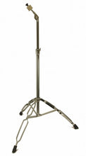 Load image into Gallery viewer, Zenison Straight Cymbal Stand 5' Heavy Duty Chrome Double Braced Tripod Anti Skid