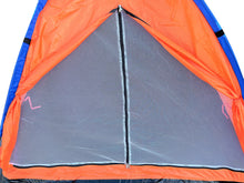 Load image into Gallery viewer, 2 Person Dome Camping Tent - 7x5' with Sealed Bottom - Orange