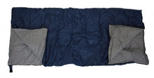 Load image into Gallery viewer, SLEEPING BAG - 20+ Degrees F- NAVY BLUE - CAMPING GEAR - Carrying Bag NEW