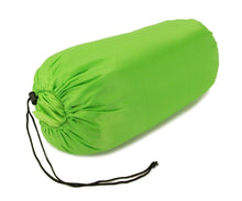 Load image into Gallery viewer, SLEEPING BAG Adult Size 20+ Degrees F BRIGHT GRASS GREEN GRAY - Carry Bag NEW