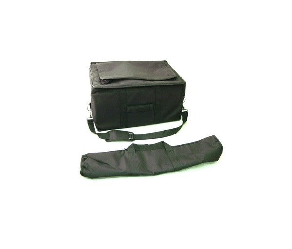 Deluxe Padded Bongo and Stand Gig Bag Carrying Case Combo - 7