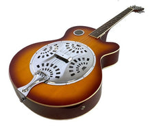 Load image into Gallery viewer, RESONATOR GUITAR Acoustic-Electric SEPELE SPRUCE Top Single Cutaway Steel Pan Blues
