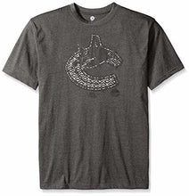Load image into Gallery viewer, NHL Vancouver Canucks Hockey Men's Licensed Screen Print Tee, Grey, Big &amp; Tall
