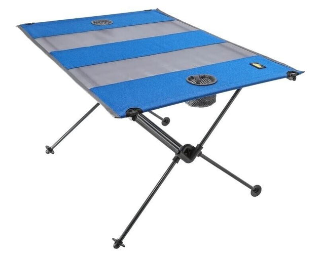 Cascade Mountain Tech Ultralight Large Collapsible Table w/Carry Bag Blue