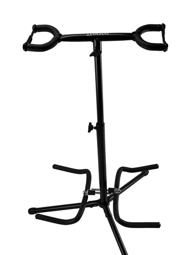 Zenison Dual Guitar Display Stand with Padded Foam Adjustable 26