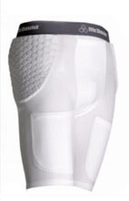 Load image into Gallery viewer, McDavid Girdle 755T Pro 2-Pocket Football Compression Shorts w/Hex Pads White
