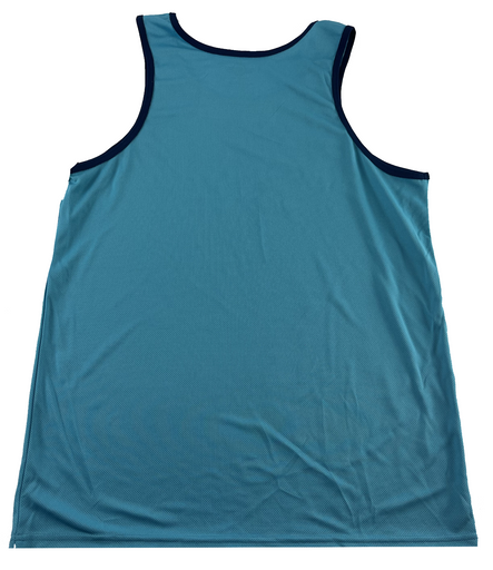 LGBTQ Men's Gay PRIDE Brunch Squad Tank Top Shirt, Mesh Jersey Blue Large New
