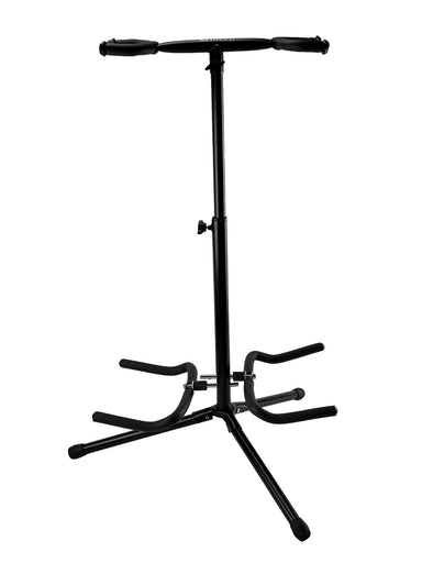 Zenison Dual Guitar Display Stand with Padded Foam Adjustable 26