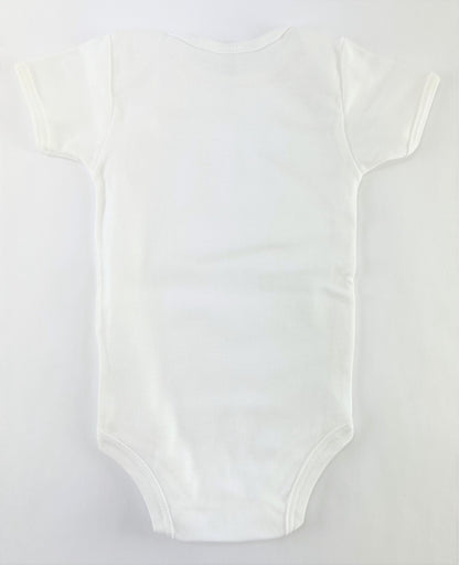 2-Pack White Baby One Pieces by American Apparel 100% Organic Cotton 6-12M