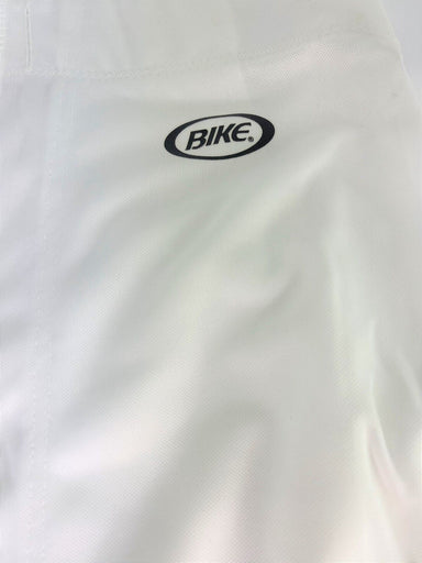 BIKE Athletic Football Pants White Protective Practice Pants w/Pad Slots White