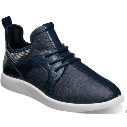 Stacy Adams Men's Briscoe Lace-up Athletic Sneaker, Size 7, Navy/Marine - New