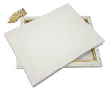Load image into Gallery viewer, Lot of 40- Artist Canvases 8x10" Pre-Stretched Cotton Duck Double Acrylic Gesso

