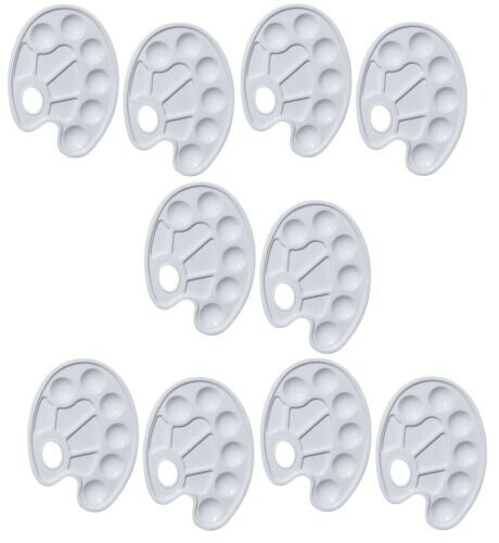 Lot of 100 Artist Palettes - Wholesale Paint Palettes Universal Paint Styles