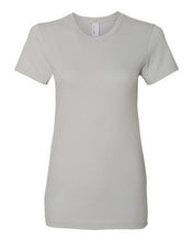 Load image into Gallery viewer, 2 Pack American Apparel Women's Unisex Fine Jersey Silver Tee XL 2102W
