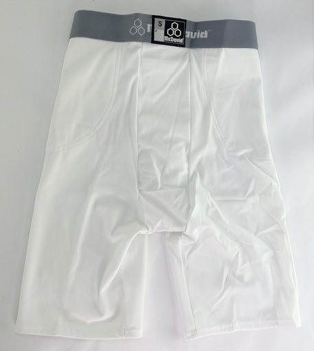 McDavid Girdle 750T Pro 5-Pocket Football 5 Pocket Compression Shorts White