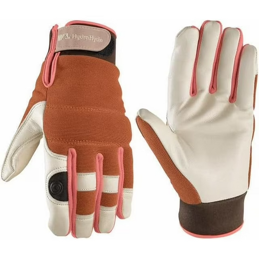 2 Pairs Wells Lamont Women's HydraHyde Leather Work Gloves Select Size SMALL