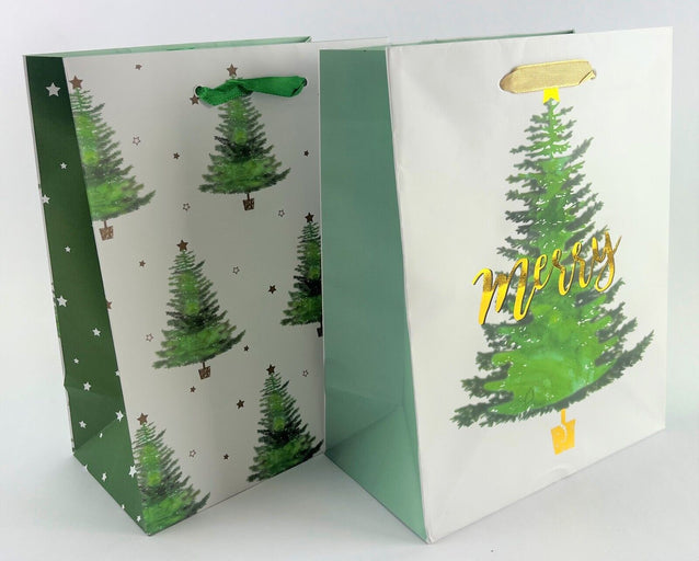 80 Holiday Gift Bags Coordinating Christmas Gift Wrapping Bags Bulk Set 7