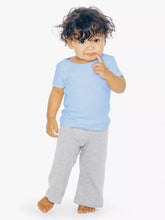 Load image into Gallery viewer, 2 Pack American Apparel Infant Baby Rib Lap Tee in Baby Blue 6-12 Months, 4000W
