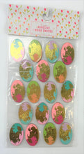 Load image into Gallery viewer, 18 Pack - EASTER SPRING Assorted Adhesive Window Decorations Bunny Eggs Letters
