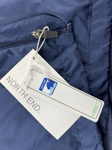 North End Men's Lightweight Windbreaker Water Resistant Jacket Packable Navy Med
