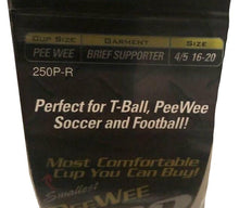 Load image into Gallery viewer, XO ATHLETIC PEE WEE PROCUP with BRIEF Boys Protection Cup Set Size 4/5 16"-20"
