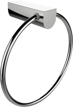 Load image into Gallery viewer, American Imaginations Towel Ring with Multi-Rod Towel Rack Set Chrome Plated
