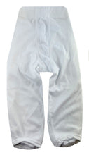 Load image into Gallery viewer, Champion YOUTH Football Practice Pants Touchback Lace-Up Hip &amp; Leg Pads - White
