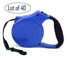 Load image into Gallery viewer, Lot of 40 Retractable Dog Pet Leashes Heavy Duty Up to 110 lbs. 26' Rope Leads
