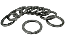 Load image into Gallery viewer, 10-PACK Key Rings - Nickel Plated Heavy Duty Steel - Extra Large 1.25" Diameter
