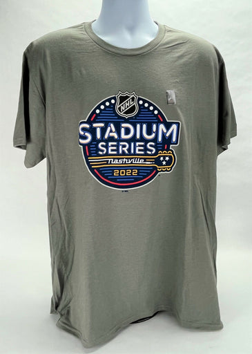 Men's NHL Nashville Stadium Series Event Logo T-Shirt, Gray