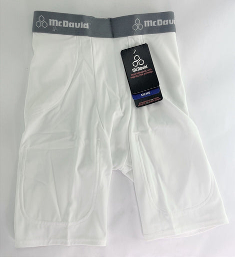 McDavid Girdle 750T Pro 5-Pocket Football 5 Pocket Compression Shorts White