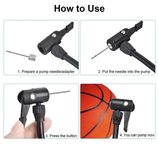 120 Inflating Needles Pin Nozzle Air Pump Valve Adaptors Ball Fill Universal Fit