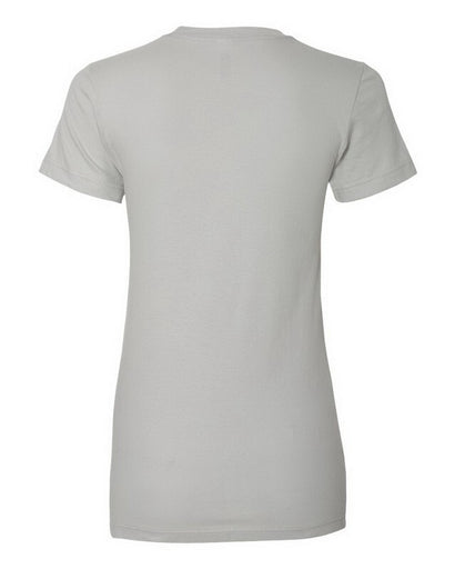 2 Pack American Apparel Women's Unisex Fine Jersey Silver Tee XL 2102W