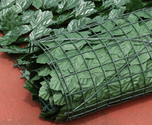 Load image into Gallery viewer, Artificial Hedge 60"x10' Evergreen Faux Ivy Vine Roll Privacy Fence Leaf Screen
