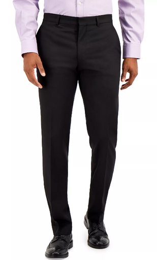 Kenneth Cole Reaction Dress Pants Men's Suit Separate Pant Black Multiple Sizes