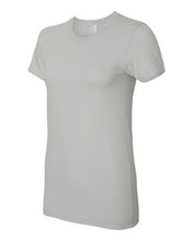 Load image into Gallery viewer, 2 Pack American Apparel Women's Unisex Fine Jersey Silver Tee XL 2102W
